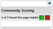 Community Scoring and Feedback
