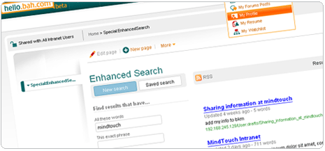 Booz Allen Replaced Confluence with
MindTouch for their global intranet
